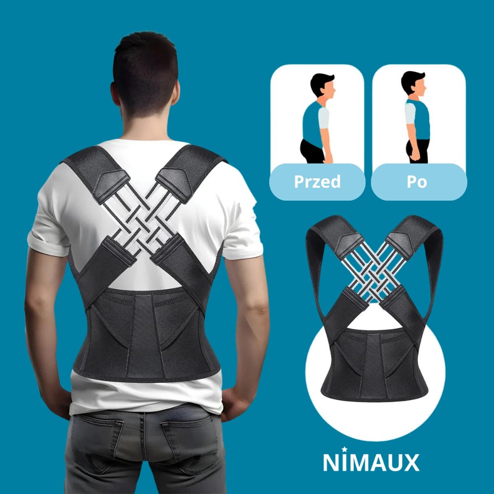 PostawaPro® - Korektor postawy łagodzący ból pleców