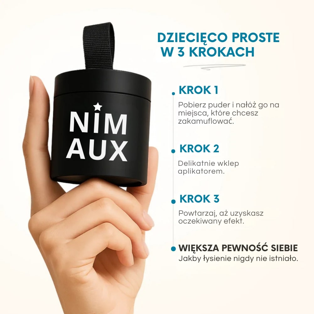 camouflage capillaire- Poudre cheveux anti-calvitie waterproof