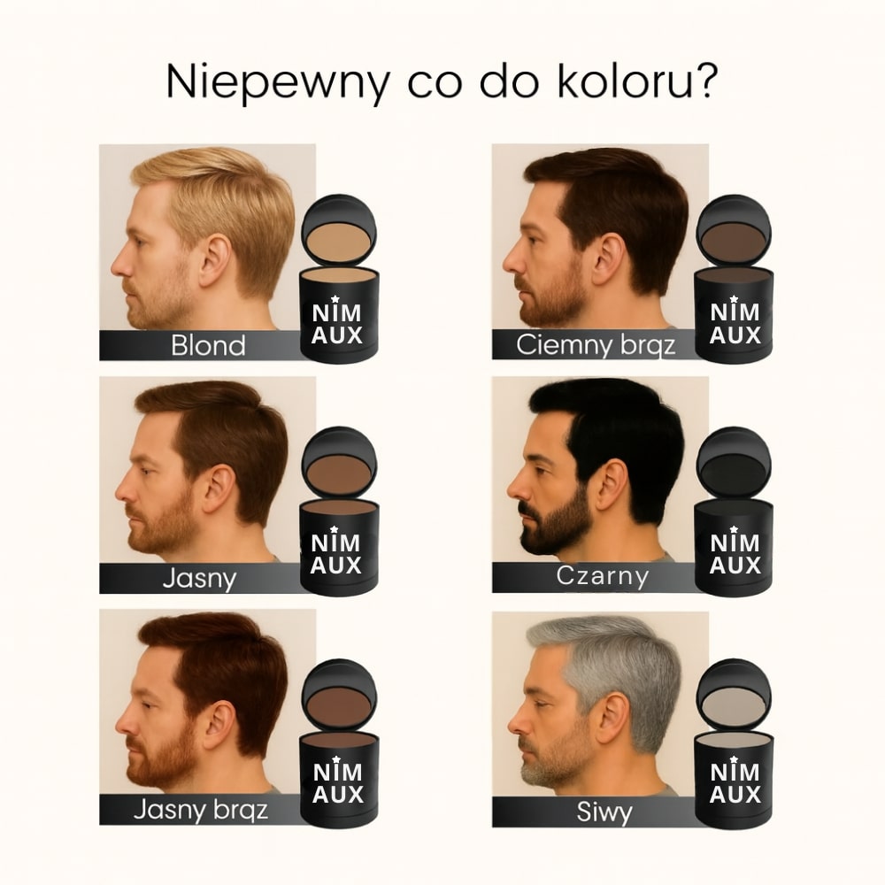 camouflage capillaire- Poudre cheveux anti-calvitie waterproof