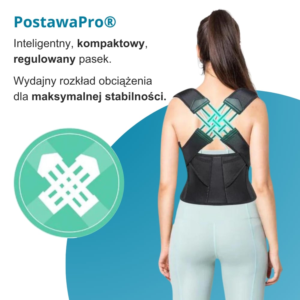 PostawaPro® - Korektor postawy łagodzący ból pleców